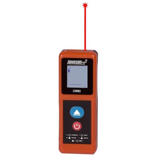 Johnson Johnson 2829588 85 ft. Indoor & Outdoor Distance Measurer Laser; Orange - 1 x 5.25 in. 2829588 - main